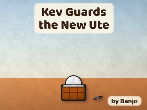 Kev Guards the New Ute cover
